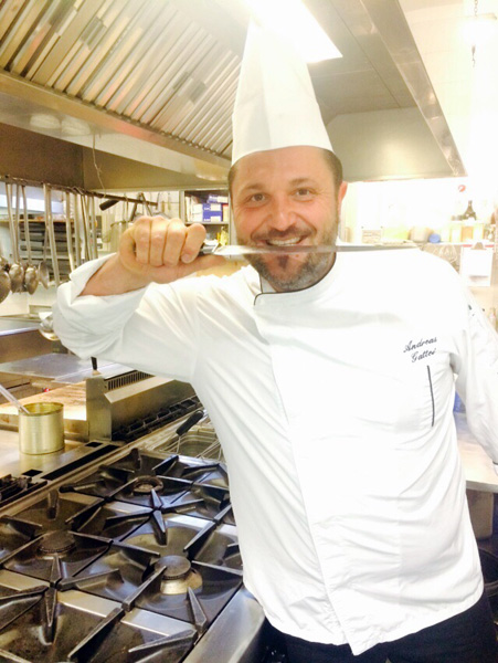Andreas Gattei, lo chef dell'Hotel Agostini