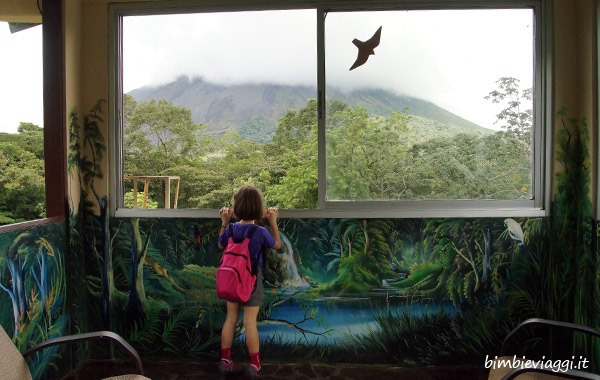 Vulcano Arenal in Costa Rica-osservatorio