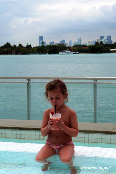 Miami con bambini-piscina