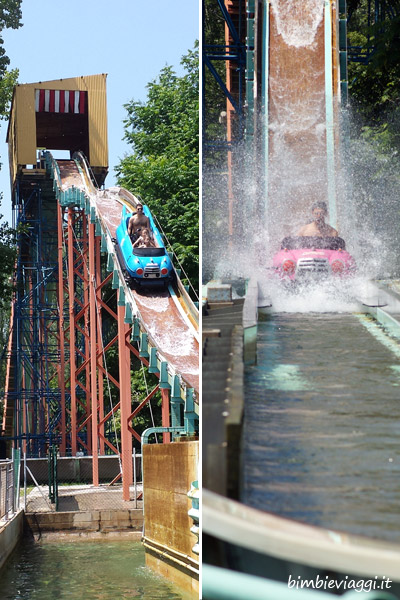 Parco divertimenti in Romagna Mirabilandia - auto splash
