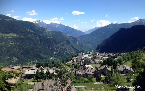 Vacanza estiva in Val d'Aosta con bambini-panorama