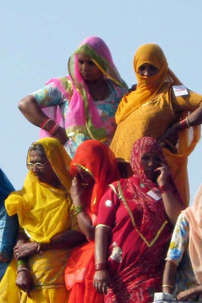 Viaggio in India con bambini - donne