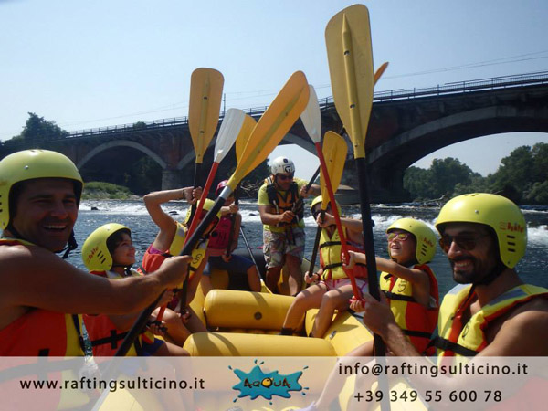 Slow Rafting sul Ticino