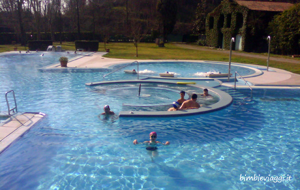 Montegrotto Terme con bambini-piscina