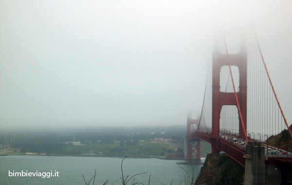 Diario di viaggio in California con bambini -Golden Gate