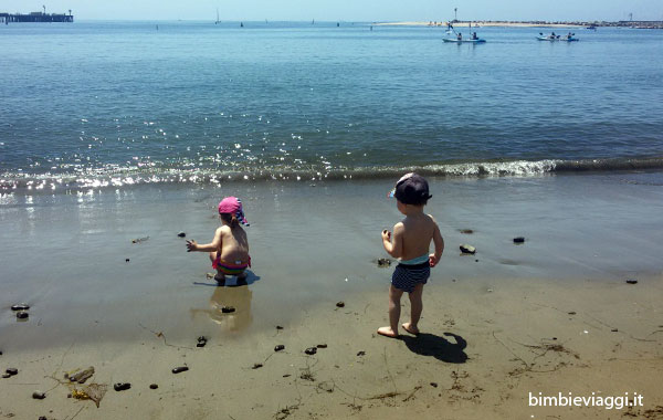 Diario di viaggio in California con bambini -spiaggia