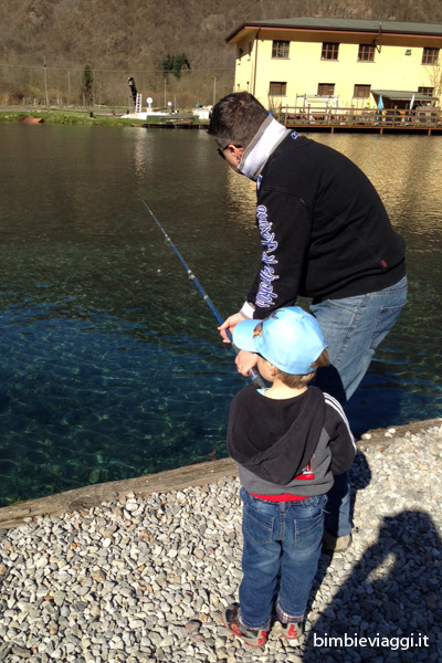 Lago di Lecco e Valsassina con bambini -pesca
