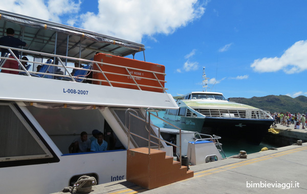 Viaggio alle Seychelles con bambini -barca