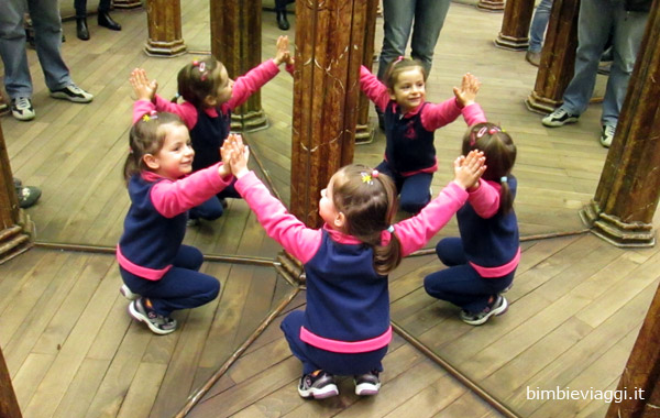Cosa fare a Praga con bambini -Labirinto degli specchi