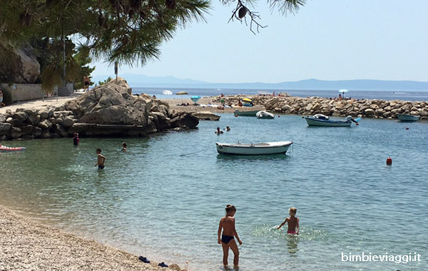 croazia con bambini - spiaggia brela