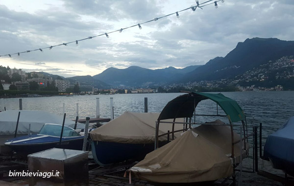 Lugano con bambini - barche