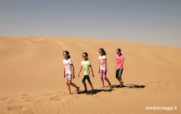 Tappa in Namibia con bambini - passeggiata