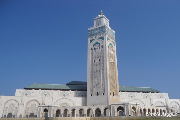 Marocco con bambini - Casablanca moschea