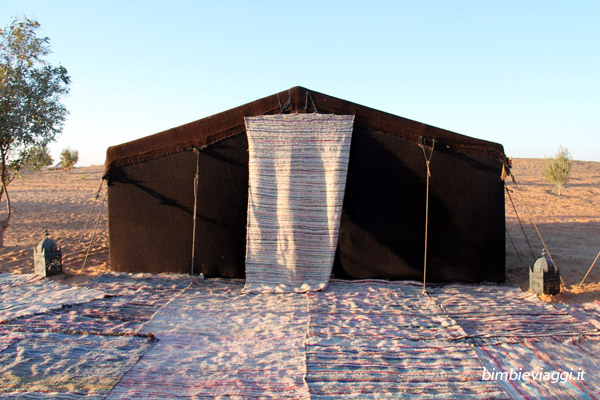 Marocco con bambini - tenda