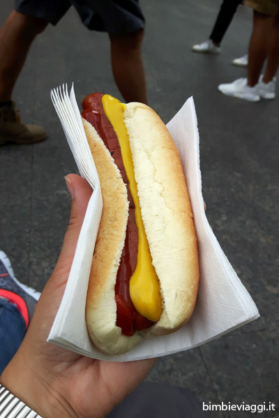 Itinerario a New York City con bambini - Hot Dog