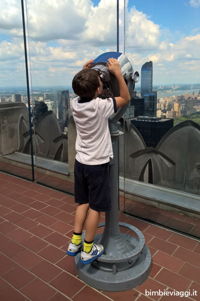 Itinerario a New York City con bambini - osservatorio