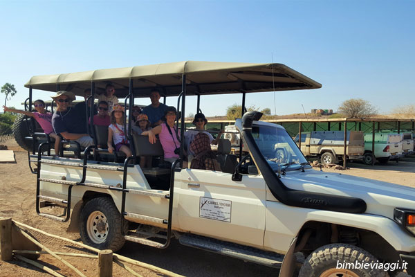 Skeleton Coast e Damaraland con bambini-jeep