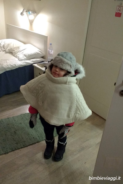 Tallin in inverno con bambini - abbigliamento per bambini al freddo