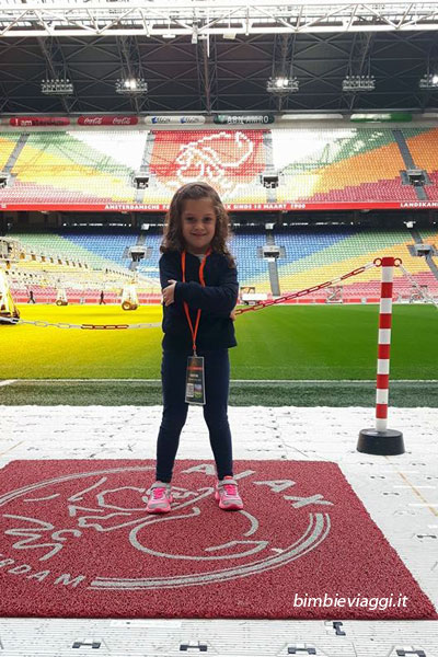 Vacanza in Olanda con bambini - Amsterdam Arena - Itinerario Olanda con bimbi