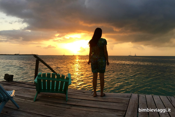 Belize e Guatemala in gravidanza - tramonto Belize