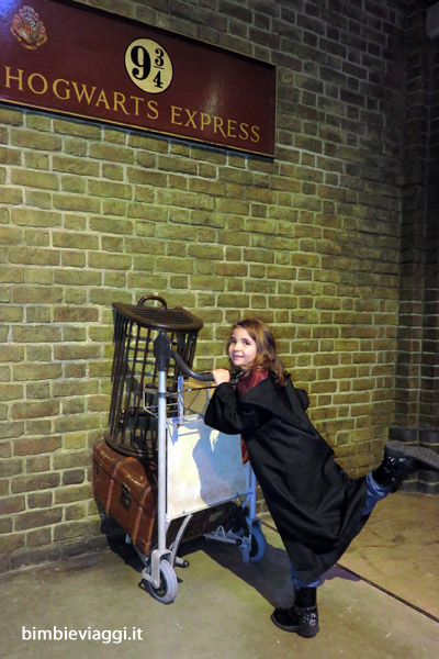 Londra binario 9-e 3/4 - Itinerario Harry Potter a Londra con bambini