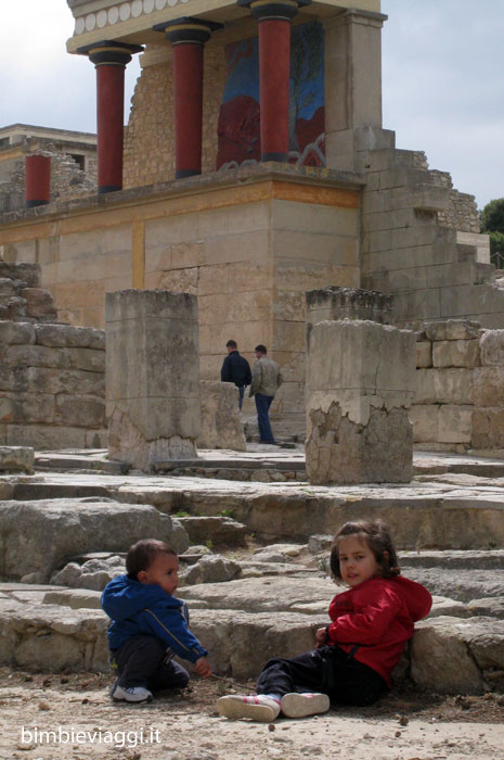 Vacanza a Creta con bambini - Knosso con bambini - Grecia in primavera 