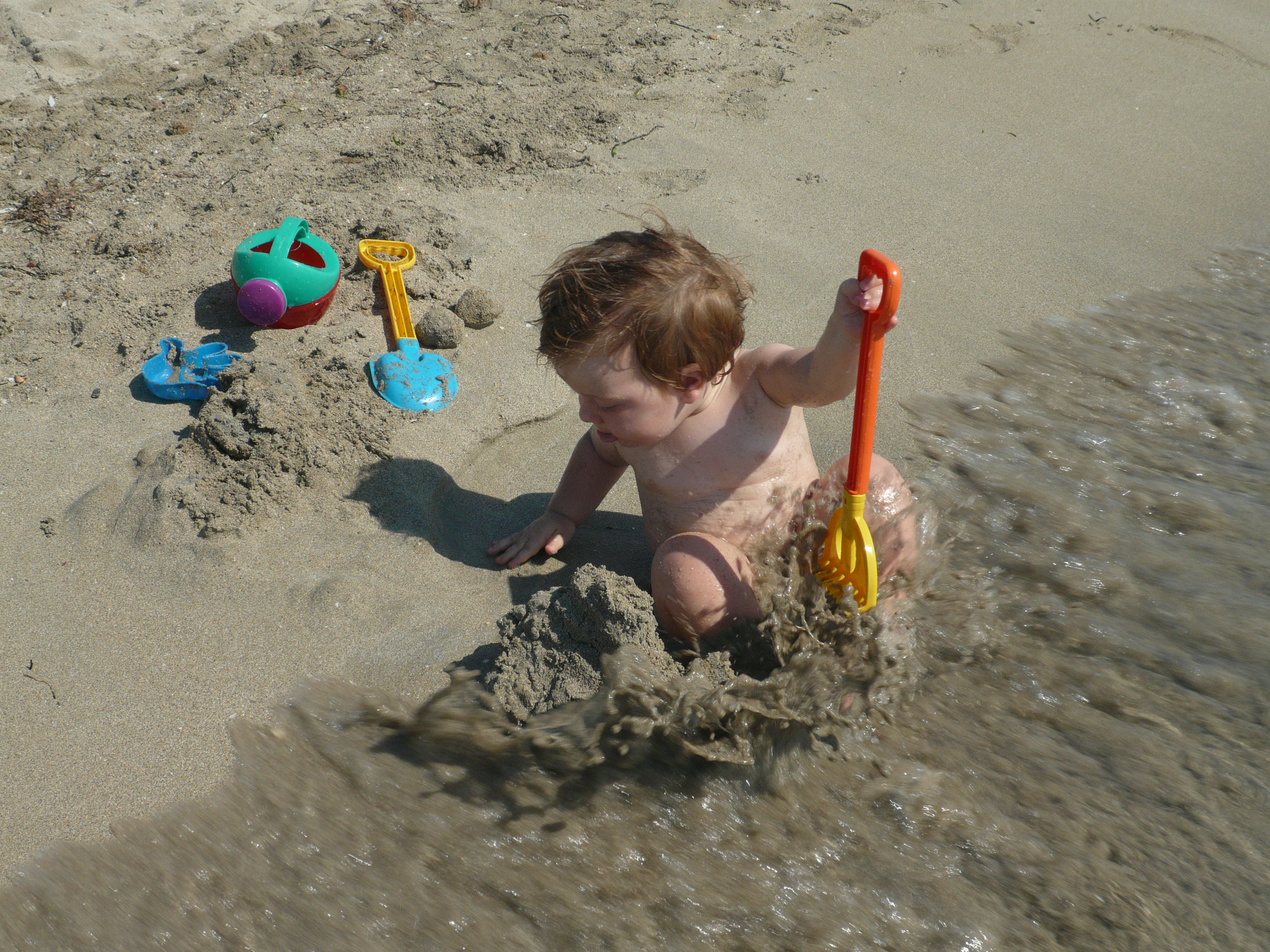 In spiaggia all’Arenella