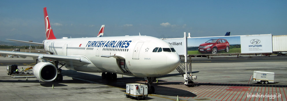 Turkish Airlines con bambini