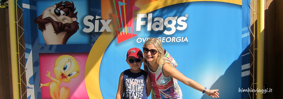 Six Flags con bambini Georgia