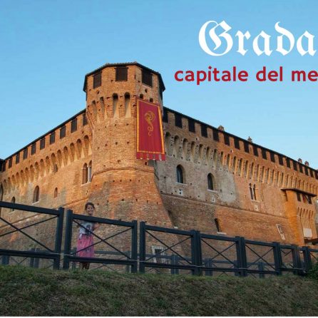 castello di gradara con bambini nelle marche