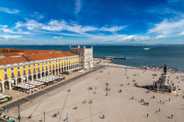 Lisbona con bambini - praca do comercio