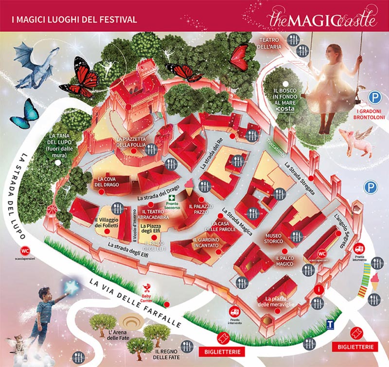 mappa the magic castle gradara 2017