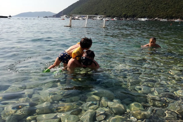 Diario di viaggio in Montenegro - Žanjice Beach