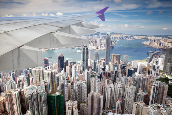 Hong Kong con bambini - vista aereo