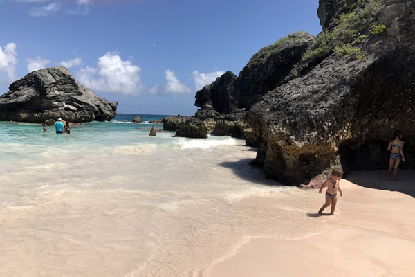 Diario di viaggio alle Bermuda - bagno in mare