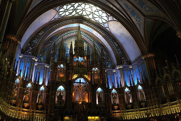 diario di viaggio montreal canada - Basilique Notre Dame