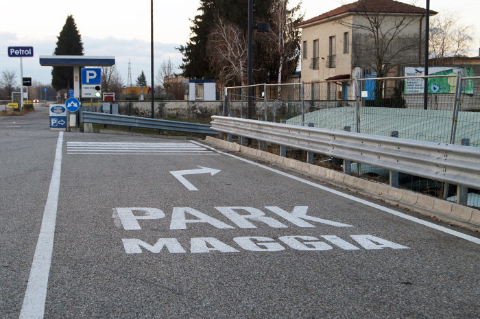 parcheggiare a Malpensa - Maggia ingresso