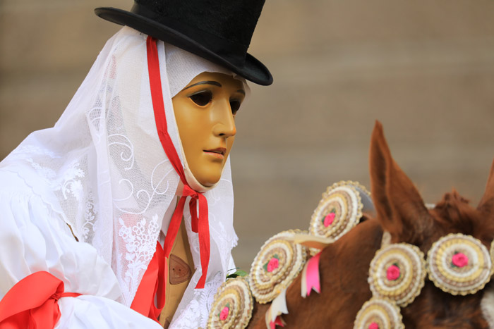 Carnevale in Sardegna: Sartiglia di Oristano - maschera