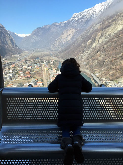 Castelli in Val d'Aosta con bambini - Forte di Bard paesaggio