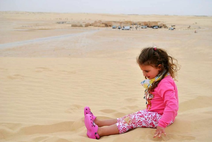 tunisia con bambini - deserto