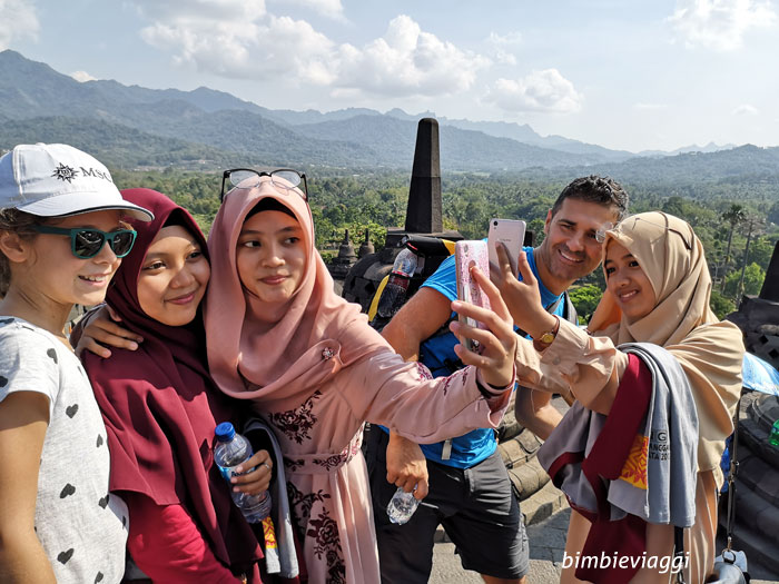 Java - Borobudur selfie