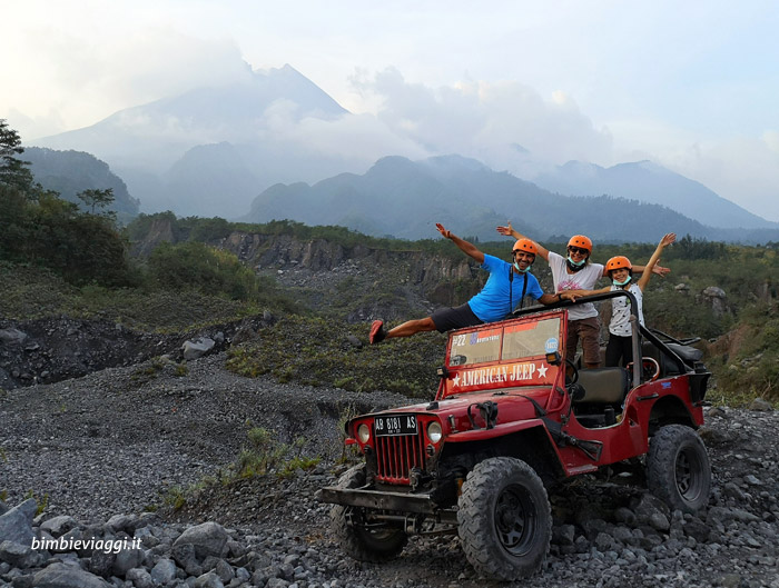 Vulcano Merapi Yogyakarta - tour di giava con bambini