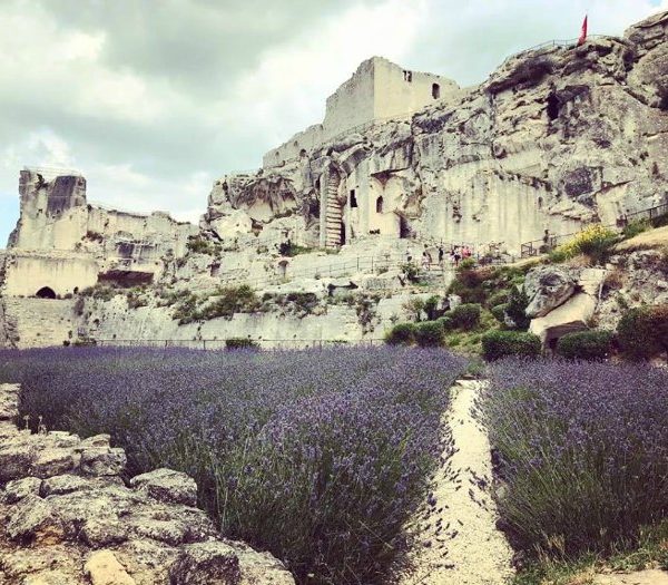 Baux en Provence - lavanda in provenza con bambini