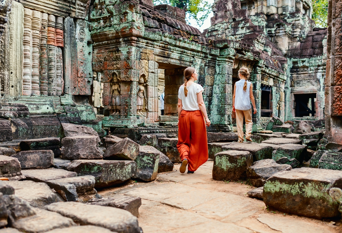 Tre cuori e la Cambogia: tour della Cambogia con una bimba di 4 anni: