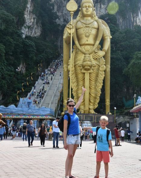 Batu Caves Kuala Lumpur con bambini - Malesia con bimbi