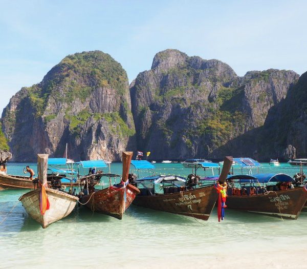 Maya Beach con bambini - Mare in Thailandia in inverno con bambini