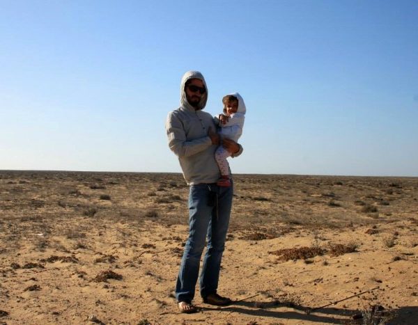 Deserto di Vizcaino Baja California con bambini