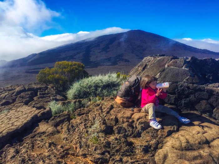 Escursioni a Reunion con bambini - piton de la fournaise con bambini