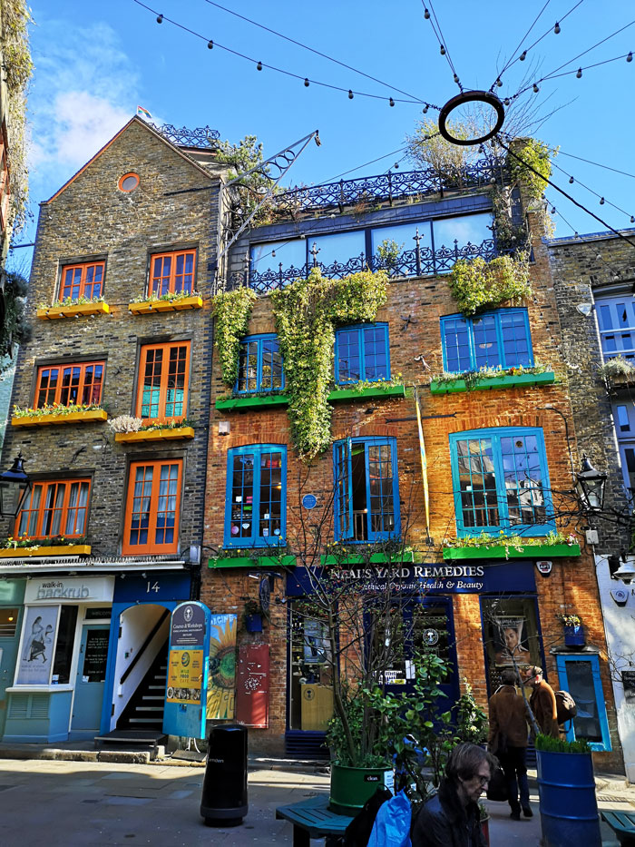 weekend a Londra con amiche Neal's Yard