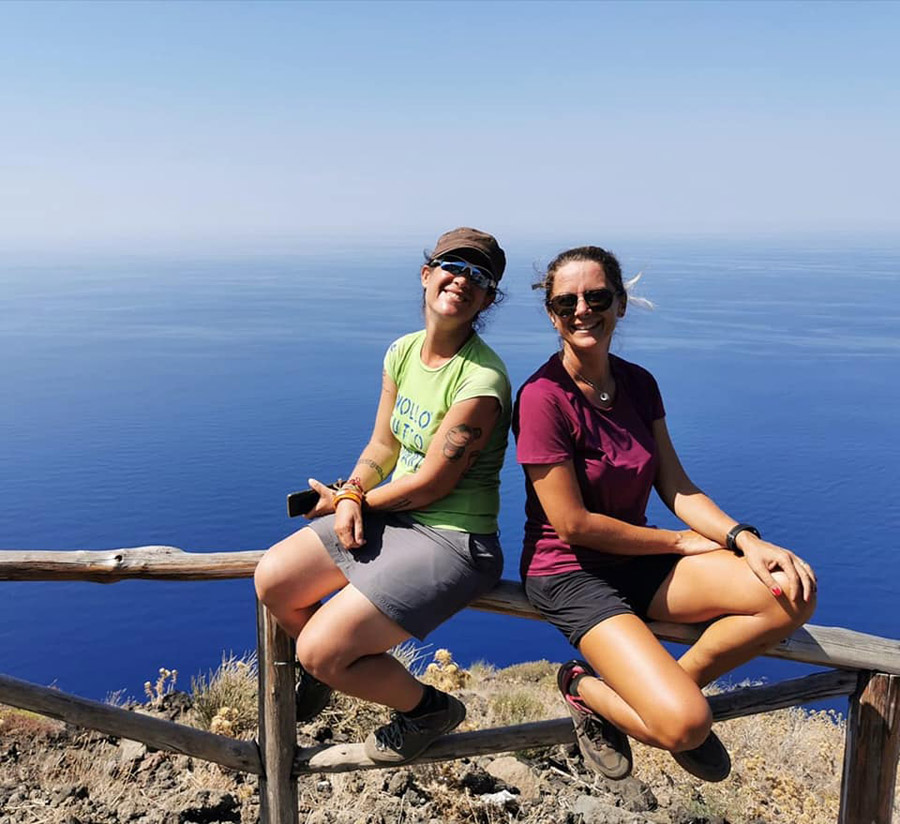 Stromboli viaggio di grupper per donne destinazione umana